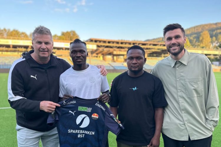 James Ampofo (second left)