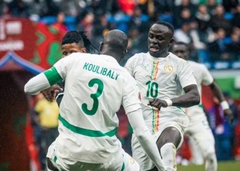 Kalidou Koulibaly and Sadio Mané