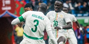 Kalidou Koulibaly and Sadio Mané