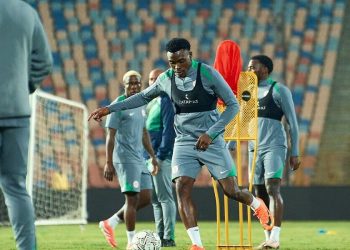 Nigeria Super Eagles' training