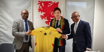 Kurt Okraku, Noel Mooney and Dr David Adams