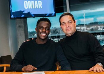 Omar Janneh (on the left)