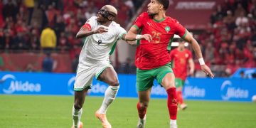 Victor Osimhen and Adam Masina