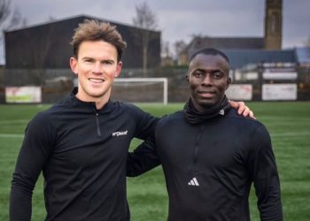 Hans Larsson and Abdoulie Manneh