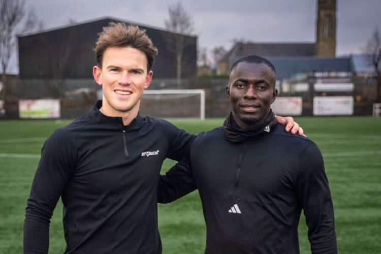 Hans Larsson and Abdoulie Manneh