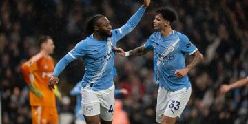 Antoine Semenyo and Nico O'Reilly