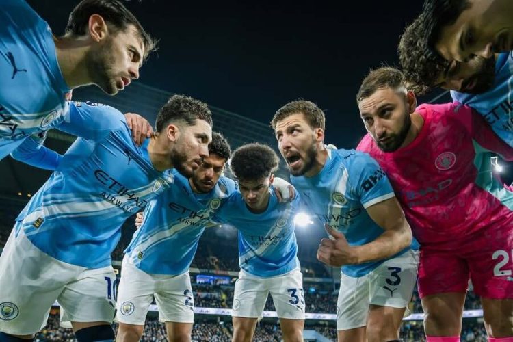 Manchester City players