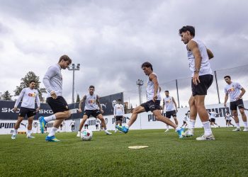 Valencia training session