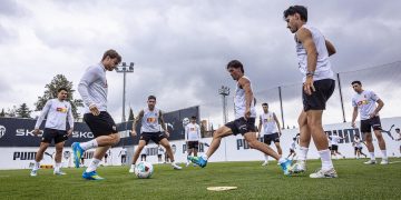 Valencia training session