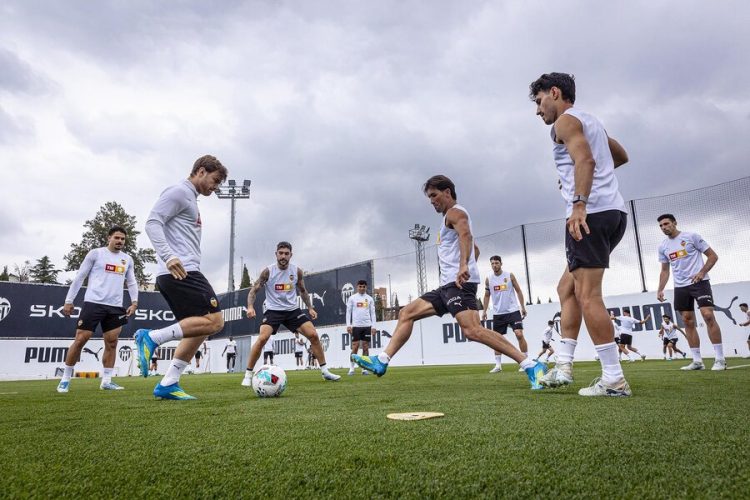 Valencia training session