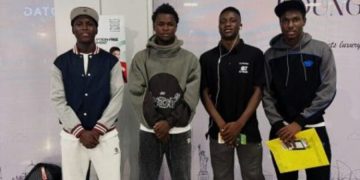 Azuka Alatan, Daniel Vowero, Shedrack Bitrus and Lucky Shekwodiza