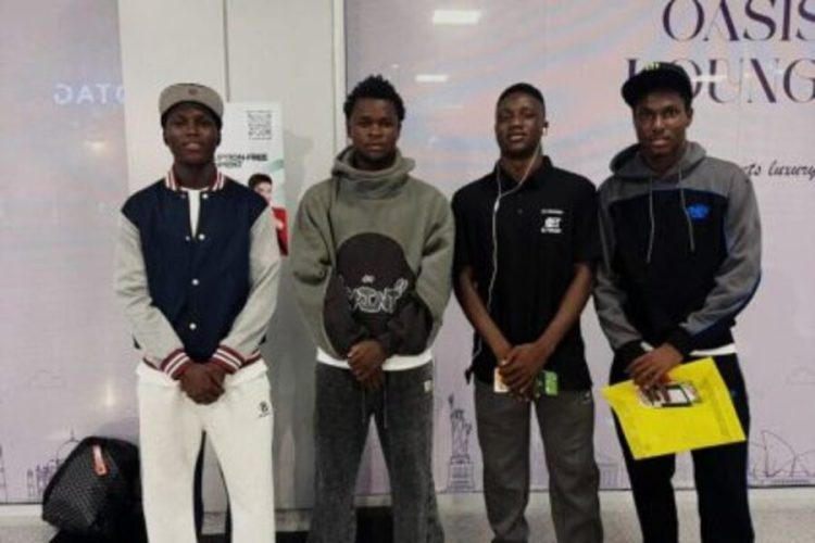 Azuka Alatan, Daniel Vowero, Shedrack Bitrus and Lucky Shekwodiza