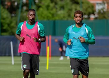 Ivory Coast national team training