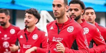 Tunisia national team training