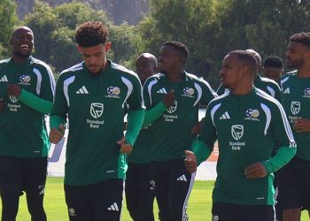 South African national team training