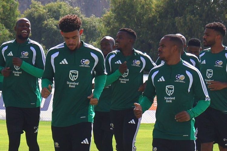 South African national team training