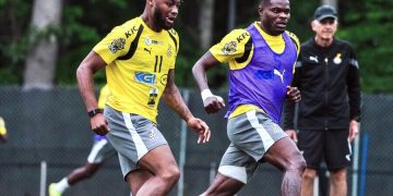 Ghana Black Stars training