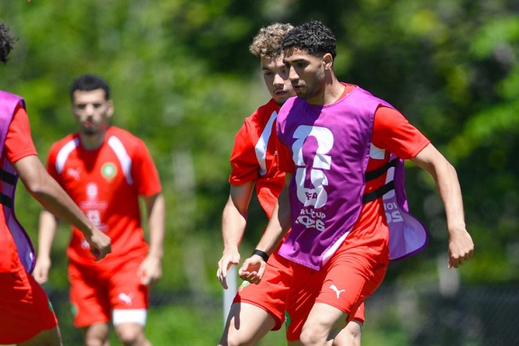Morocco national team training