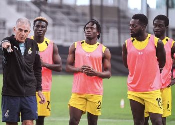 Ghana Black Stars training before World Cup