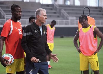 Black Stars training session before the World Cup