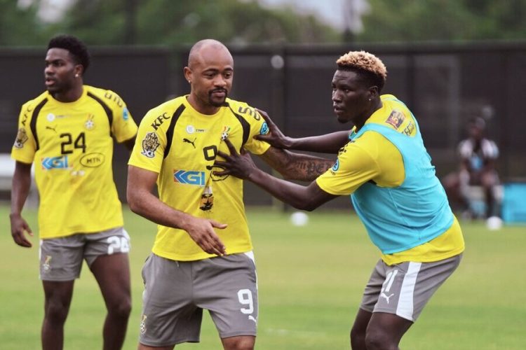 Ghana Black Stars training