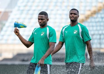 Ivory Coast national team training