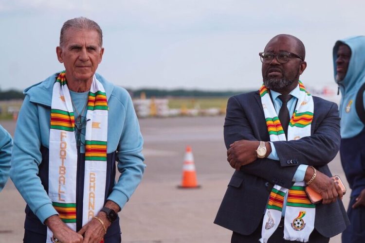 Carlos Queiroz and Kurt Okraku