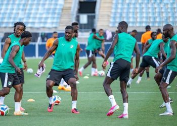 Ivory Coast national team training