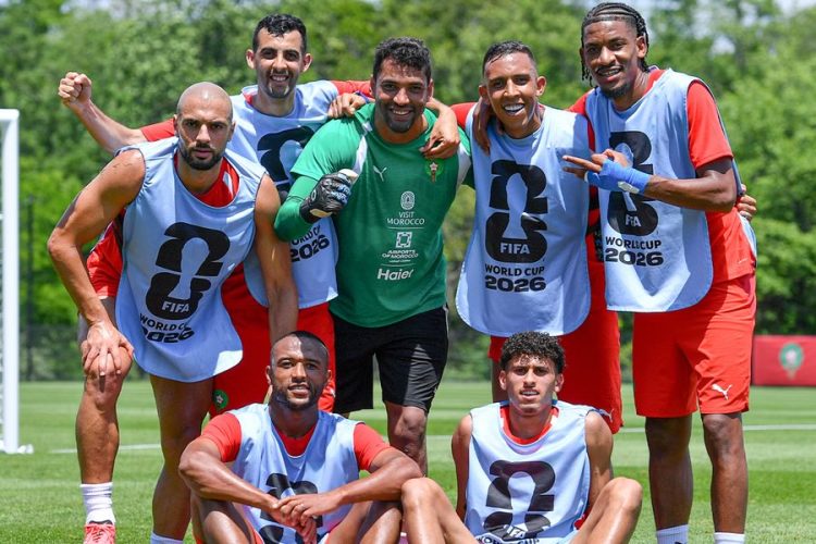 Morocco national team training