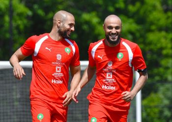 Morocco national team training