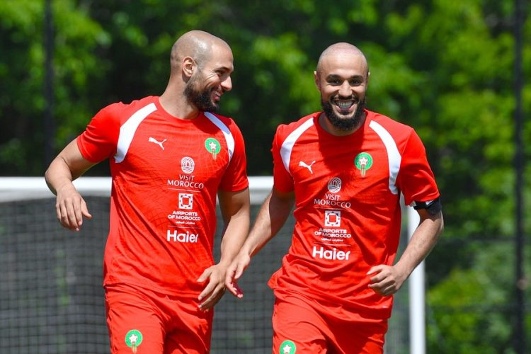 Morocco national team training