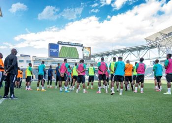 Ivory Coast national team training