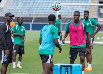 Ivory coast national team training