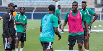 Ivory coast national team training