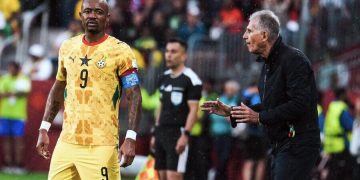 Jordan Ayew and Carlos Queiroz