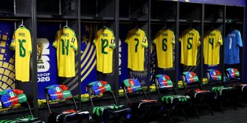 South Africa dressing room at World Cup