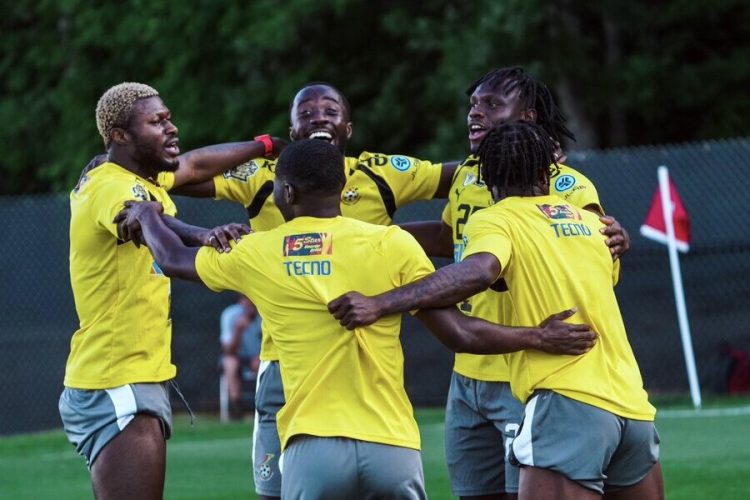 Ghana Black Stars training