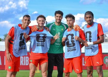 Morocco national team training