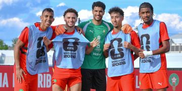 Morocco national team training