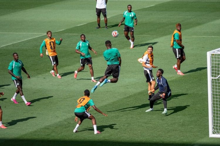 Ivory Coast national team training