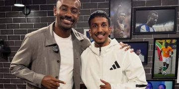 Salomon Kalou and Jamie Gounden