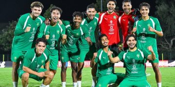 Morocco national team training