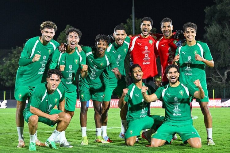 Morocco national team training